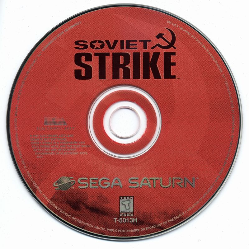 Media for Soviet Strike (SEGA Saturn)