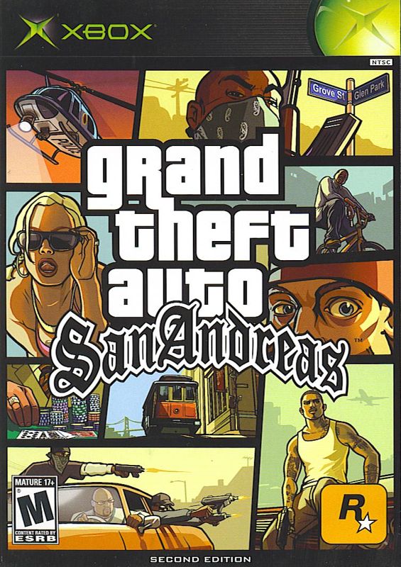 Grand Theft Auto: San Andreas cover or packaging material - MobyGames