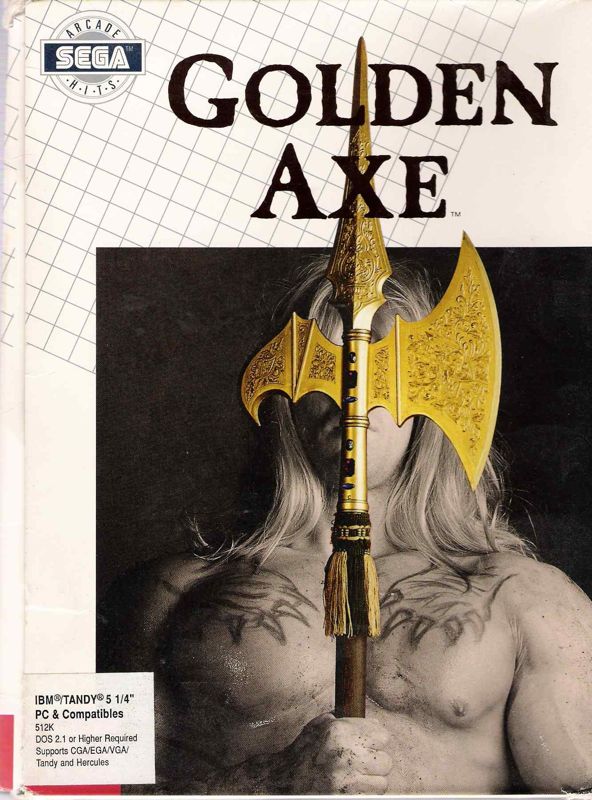 Front Cover for Golden Axe (DOS)