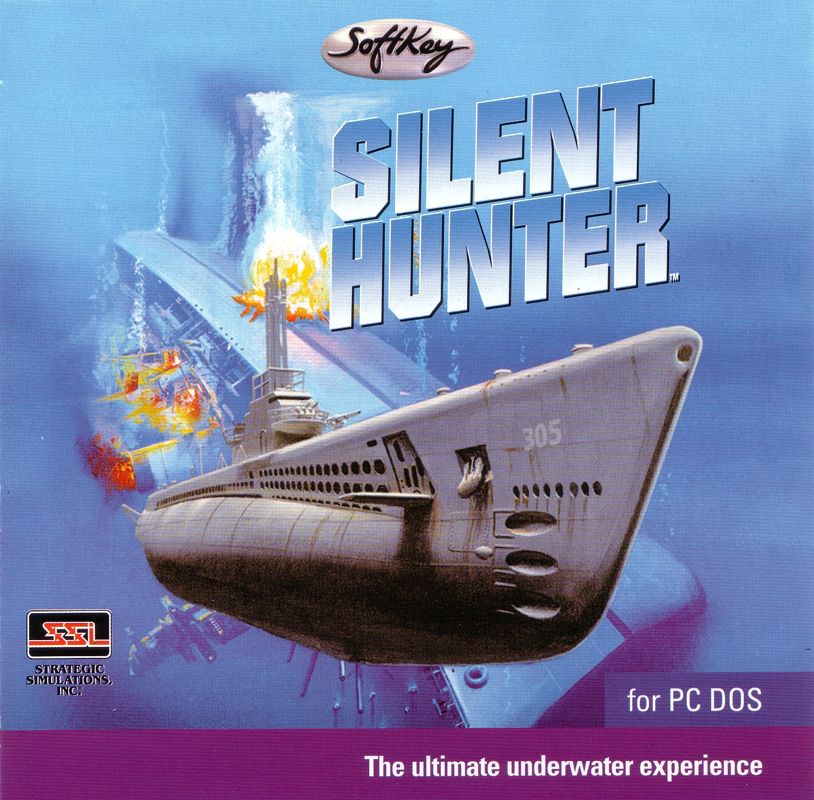 Front Cover for Silent Hunter (DOS) (SoftKey Release)