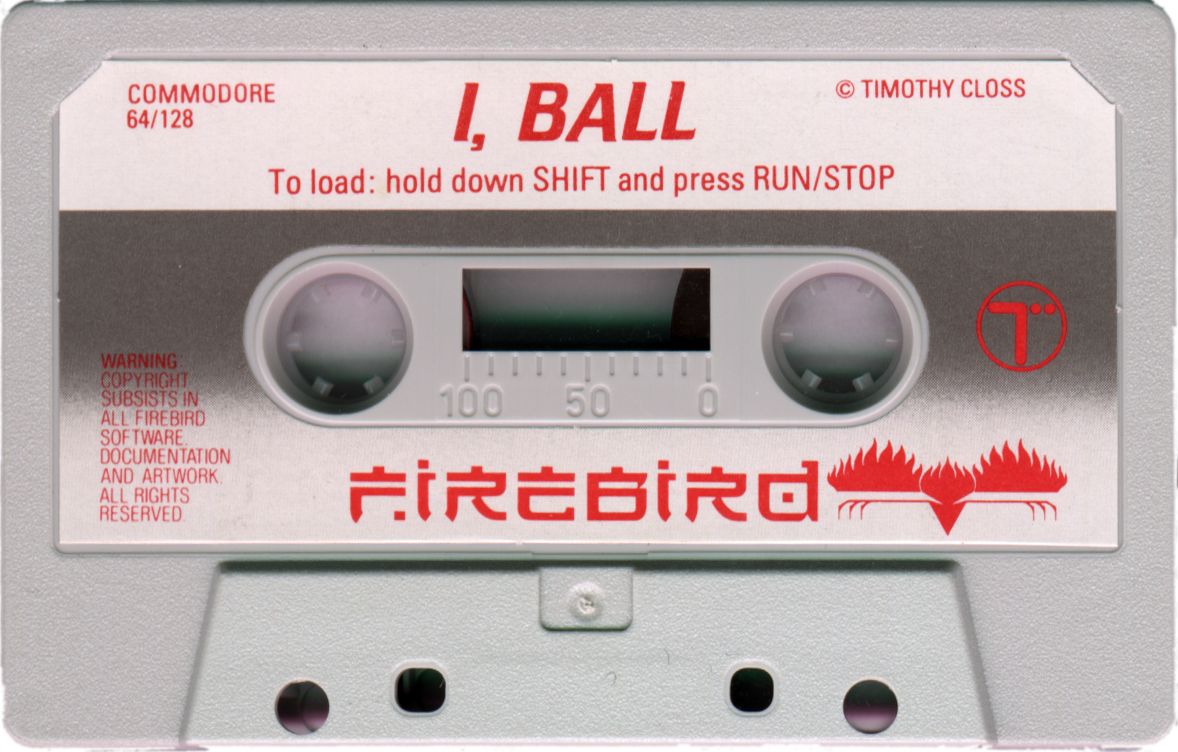 Media for I, Ball (Commodore 64)
