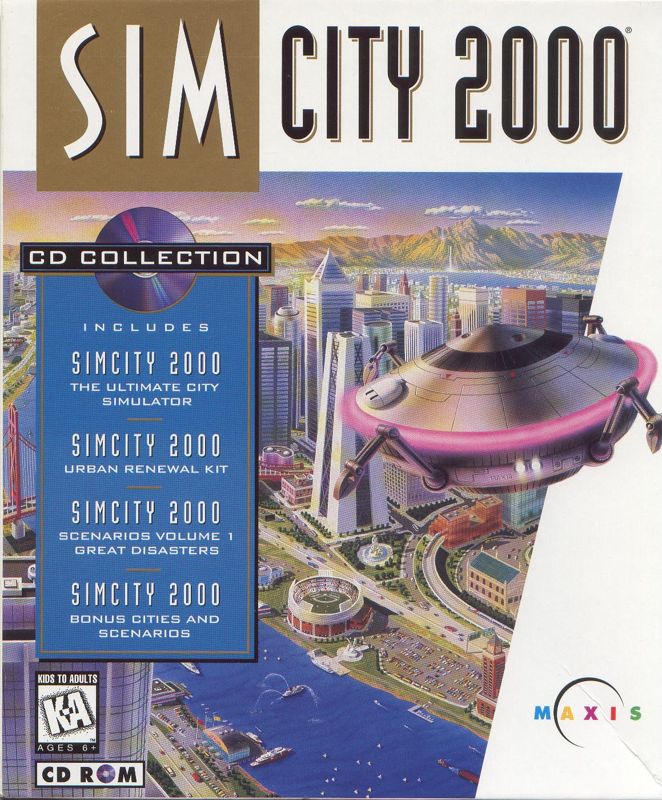 Front Cover for SimCity 2000: CD Collection (DOS and Windows and Windows 3.x)