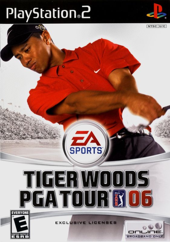 Front Cover for Tiger Woods PGA Tour 06 (PlayStation 2)