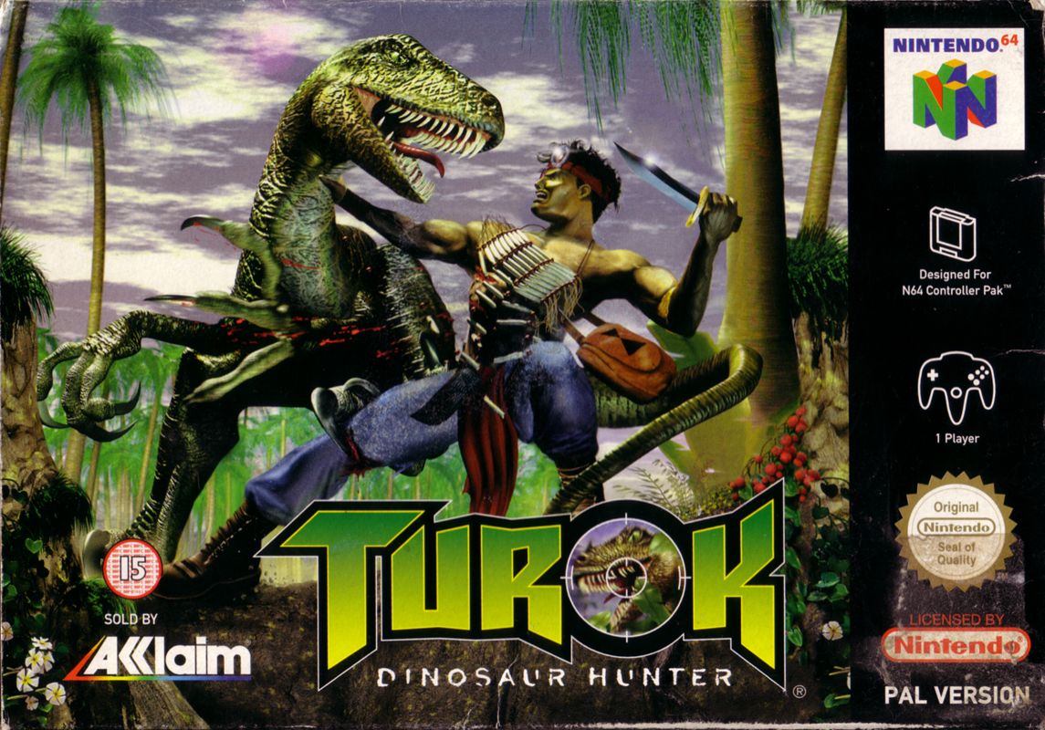 Front Cover for Turok: Dinosaur Hunter (Nintendo 64)