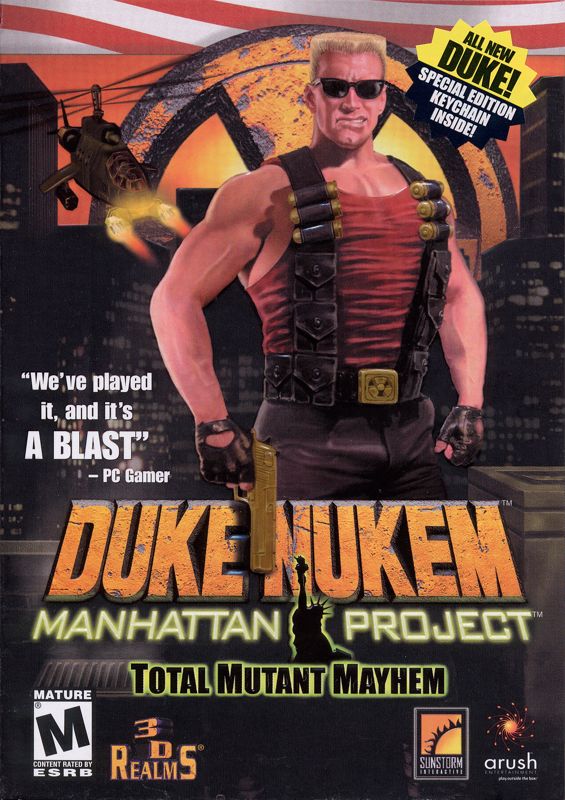 Front Cover for Duke Nukem: Manhattan Project (Windows)