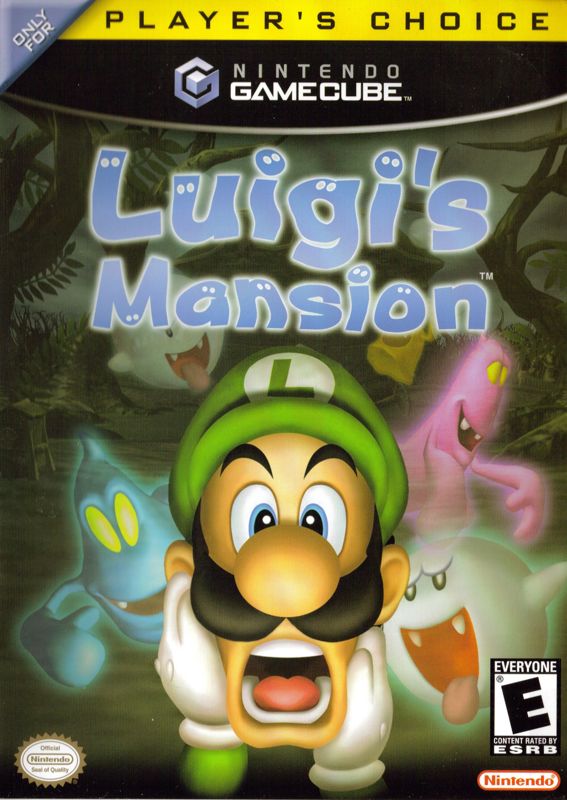 Front Cover for Luigi's Mansion (GameCube) (Player's Choice Release)