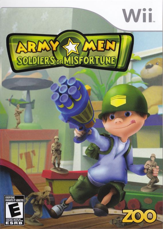 Front Cover for Army Men: Soldiers of Misfortune (Wii)