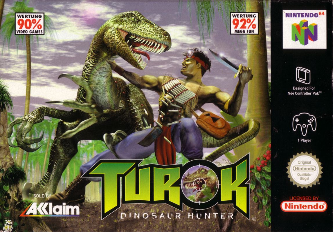 Front Cover for Turok: Dinosaur Hunter (Nintendo 64)
