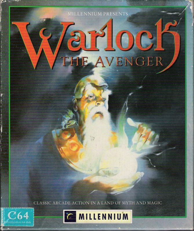 Front Cover for Warlock: The Avenger (Commodore 64)