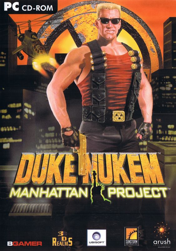 Front Cover for Duke Nukem: Manhattan Project (Windows) (BGamer covermount)