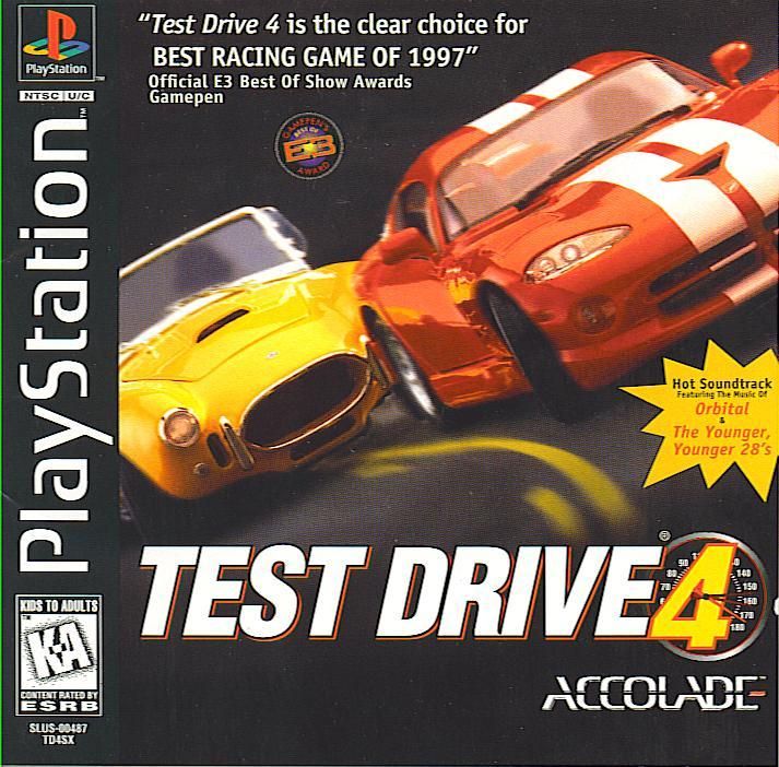 Front Cover for Test Drive 4 (PlayStation)