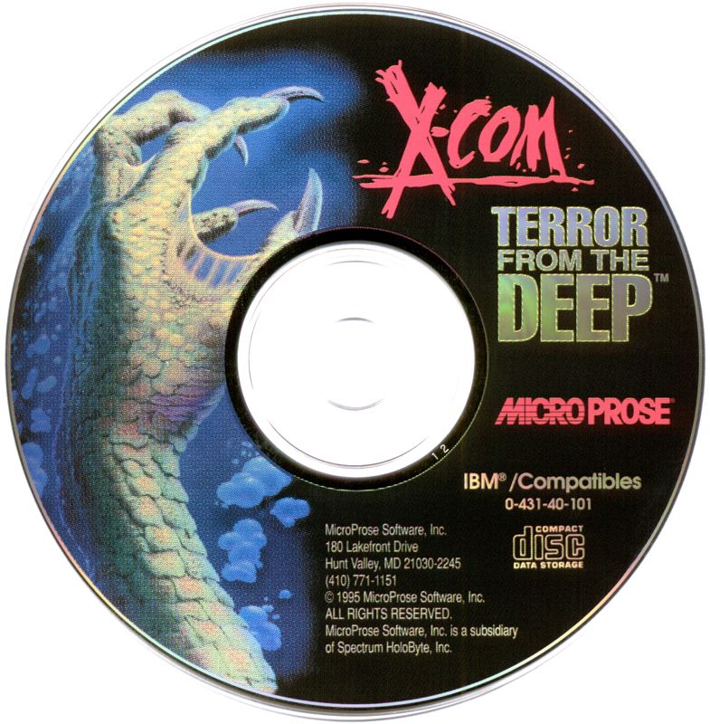 Media for X-COM: Terror from the Deep (DOS)