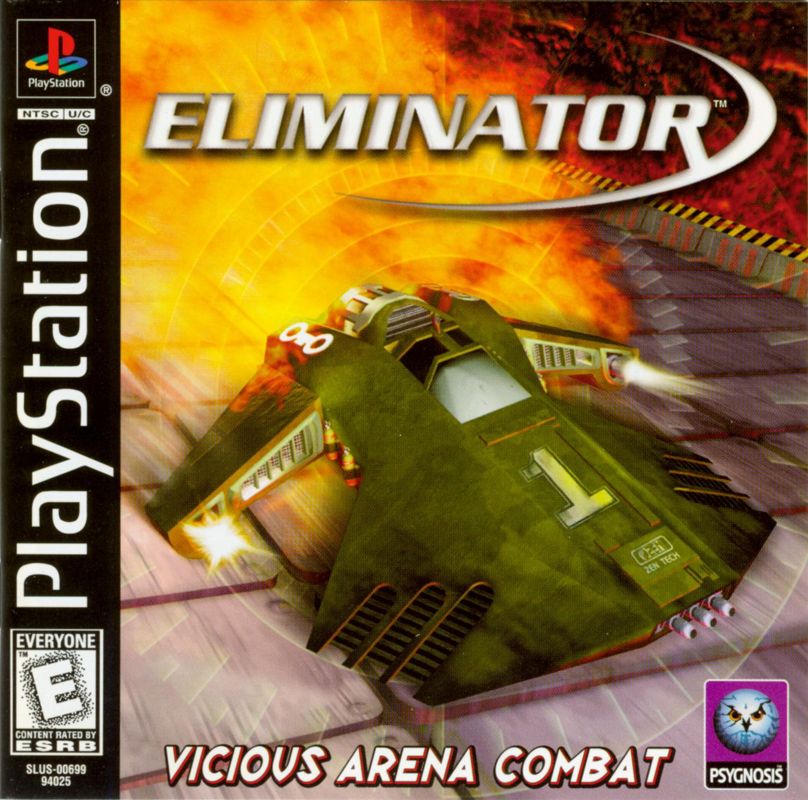 Front Cover for Eliminator (PlayStation)