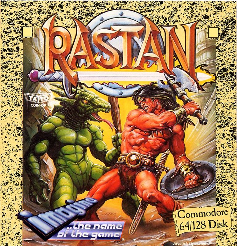 Front Cover for Rastan (Commodore 64)