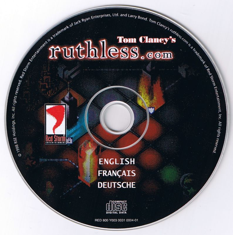 Tom Clancy's ruthless.com cover or packaging material - MobyGames