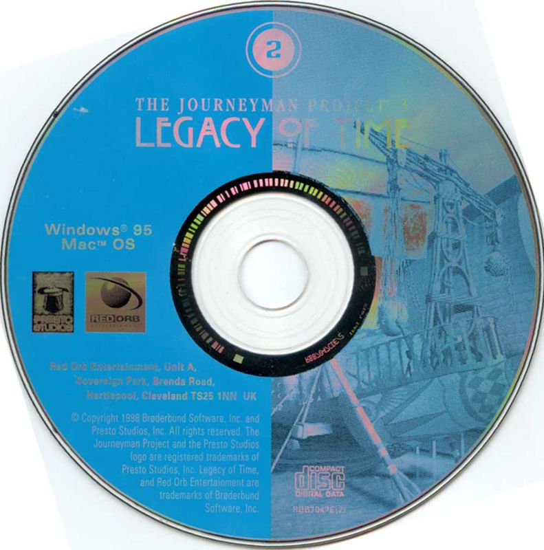 Media for The Journeyman Project 3: Legacy of Time (Macintosh and Windows): Disc 2