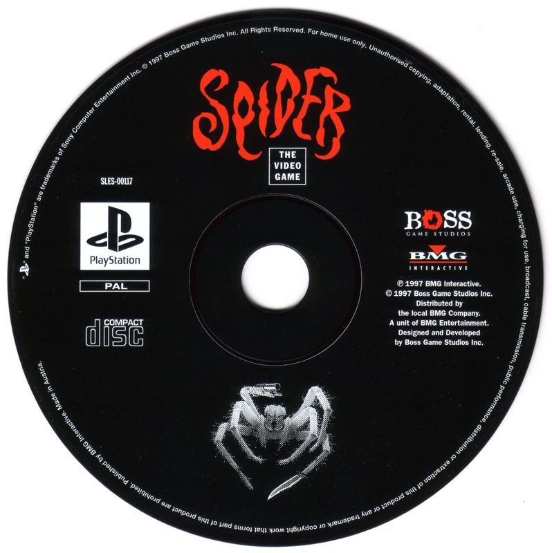 Media for Spider: The Video Game (PlayStation)