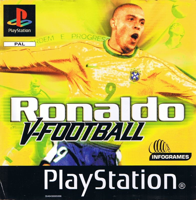 Front Cover for Ronaldo V-Football (PlayStation)