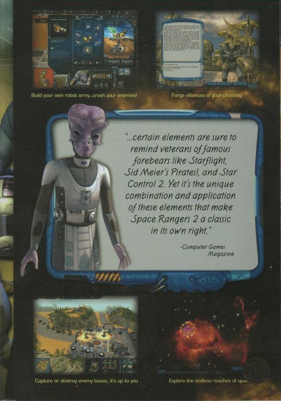 Space Rangers 2: Dominators cover or packaging material - MobyGames