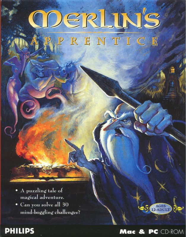 Front Cover for Merlin's Apprentice (Macintosh and Windows 16-bit)