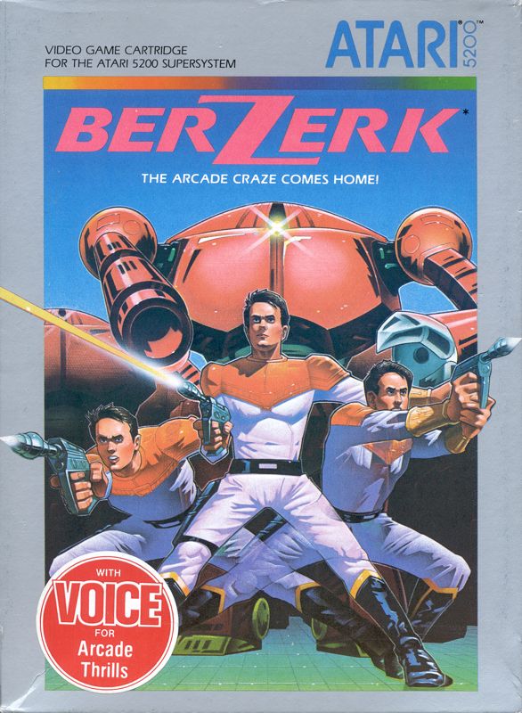 Front Cover for Berzerk (Atari 5200)