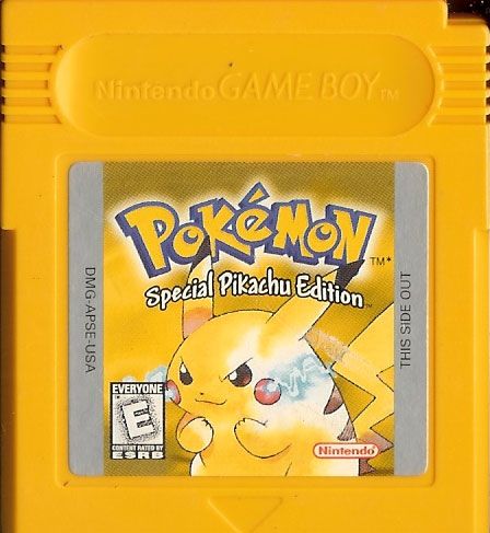 Media for Pokémon Yellow Version: Special Pikachu Edition (Game Boy) (Packaged with Game Boy Color)