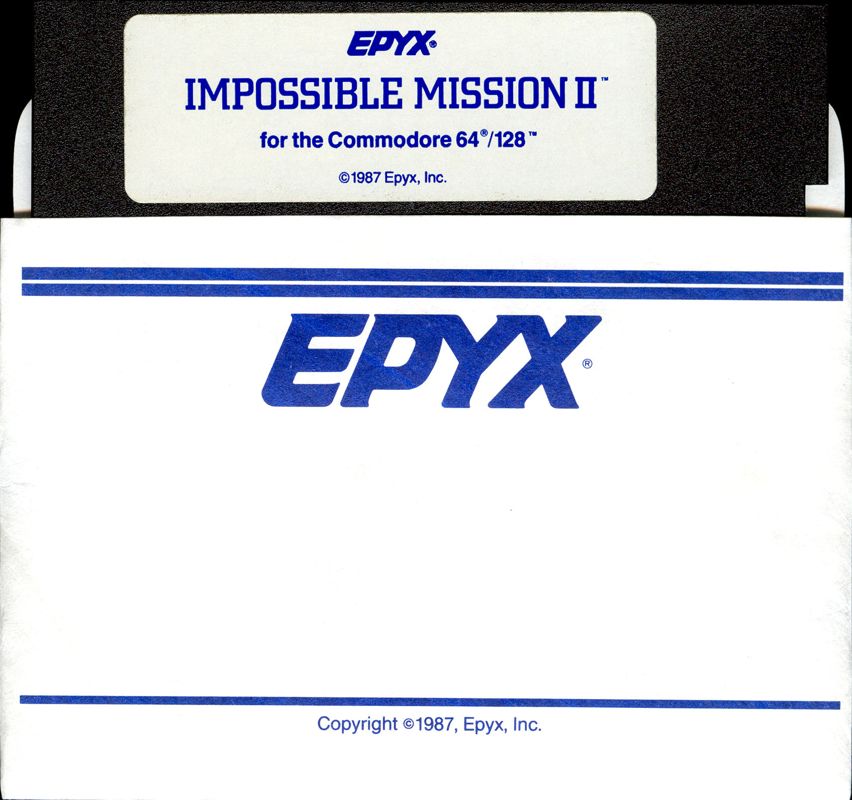 Impossible Mission Ii Cover Or Packaging Material - Mobygames