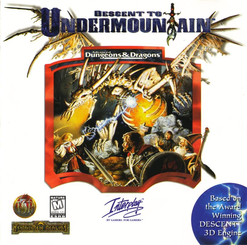 Other for Descent to Undermountain (DOS and Windows): Jewel Case - Front