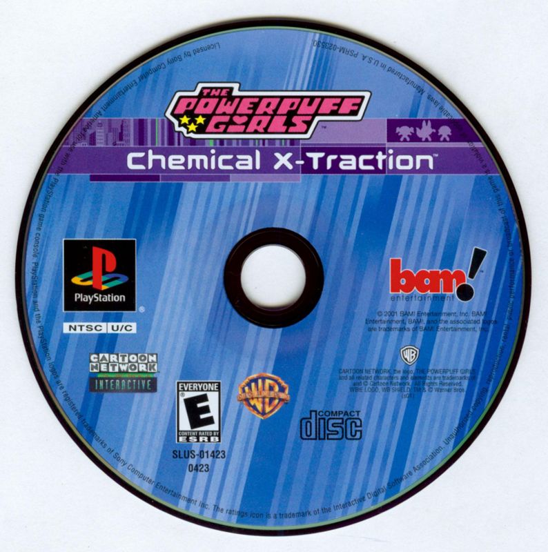 Media for The Powerpuff Girls: Chemical X-Traction (PlayStation)