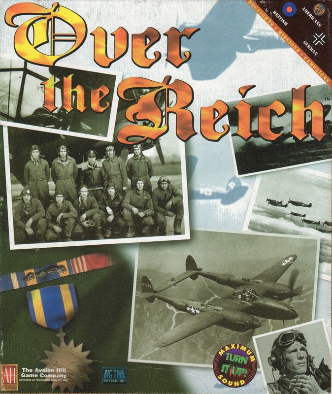 Front Cover for Over the Reich (Macintosh and Windows and Windows 3.x)
