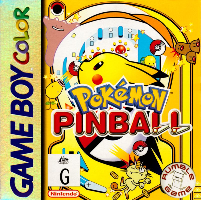 Pokémon Pinball cover or packaging material - MobyGames