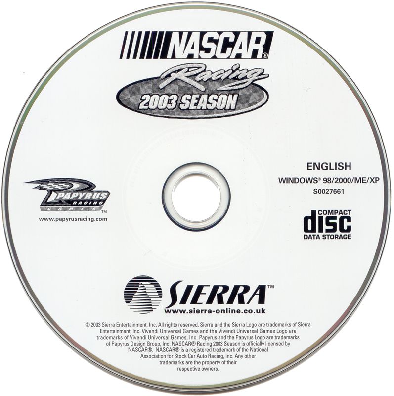 Media for NASCAR Racing 2003 Season (Windows)