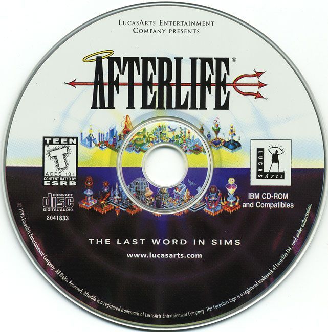 Media for The LucasArts Archives: Vol. III (DOS and Windows): Afterlife Disc