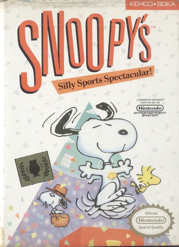 Front Cover for Snoopy's Silly Sports Spectacular (NES)