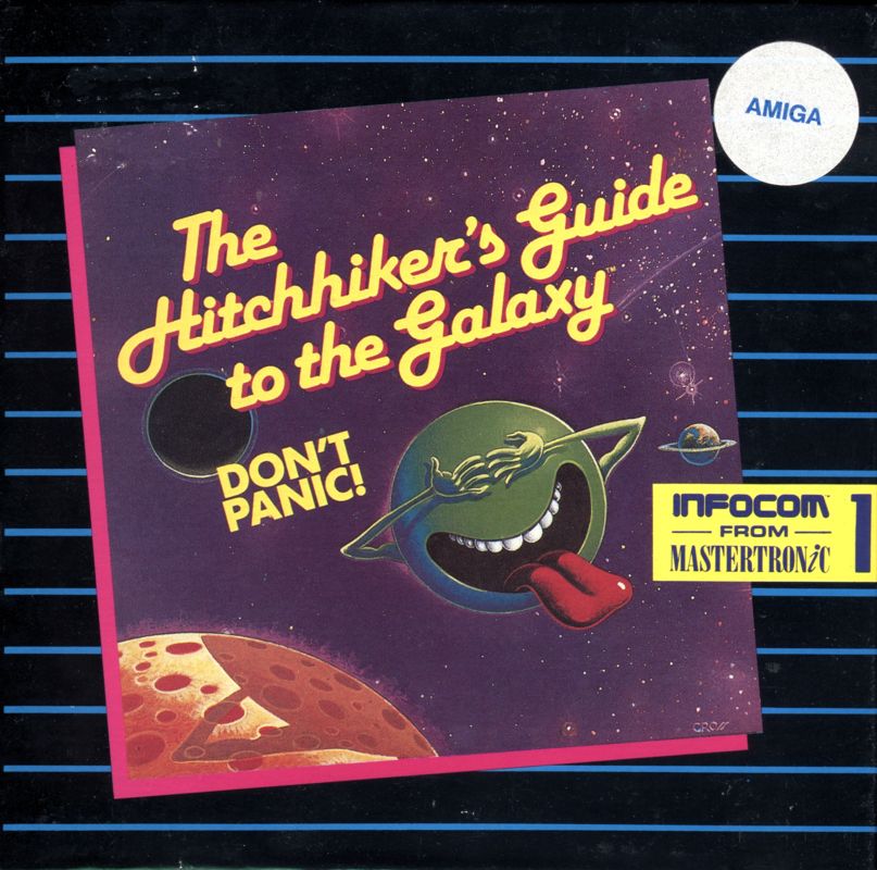 Front Cover for The Hitchhiker's Guide to the Galaxy (Amiga) (Mastertronic release)