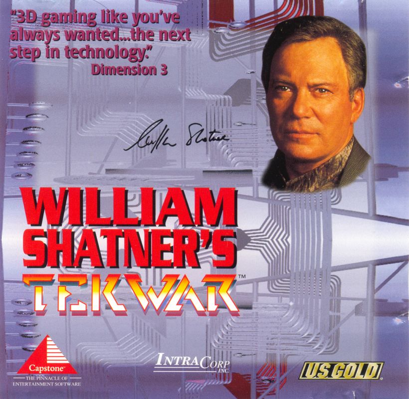 Other for William Shatner's TekWar (DOS) (v1.1): Jewel Case - Front