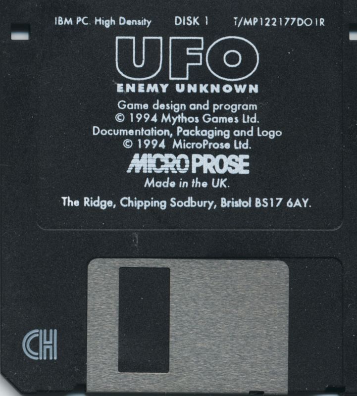 Media for X-COM: UFO Defense (DOS): Disk 1/3