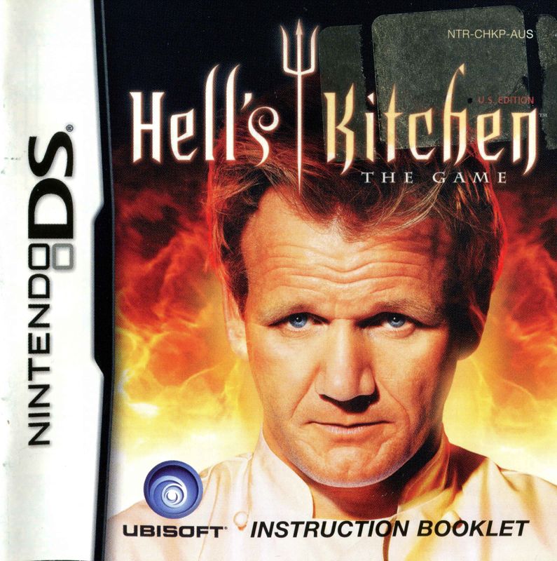 Manual for Hell's Kitchen: The Game (Nintendo DS): Front