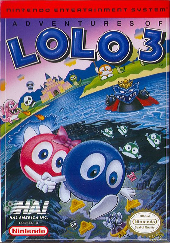 Front Cover for Adventures of Lolo 3 (NES)