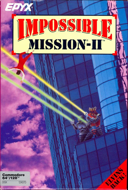 Front Cover for Impossible Mission II (Commodore 64)