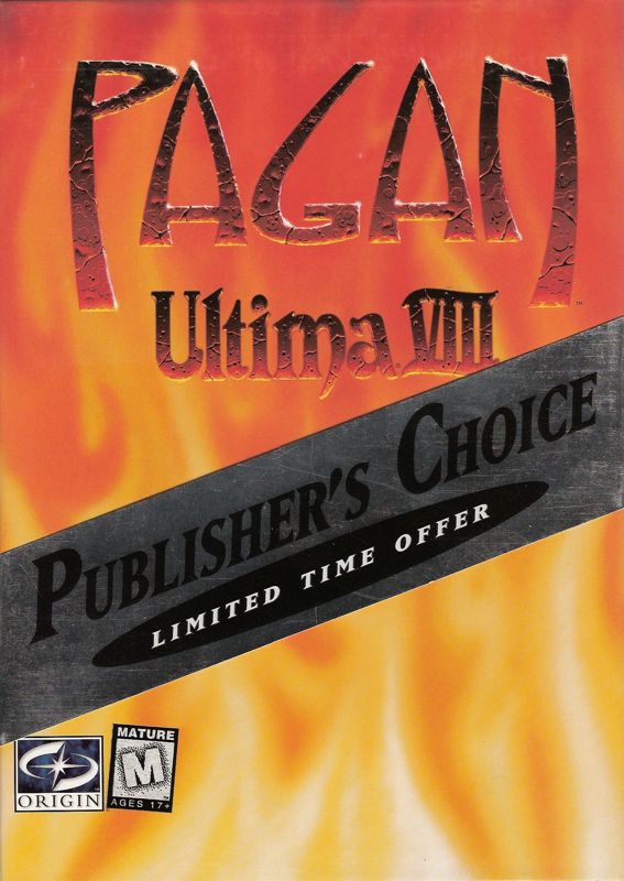 Front Cover for Pagan: Ultima VIII (DOS) (Publisher's Choice limited release)