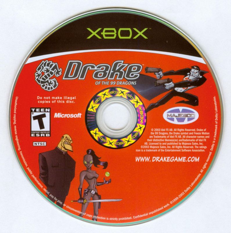 Media for Drake of the 99 Dragons (Xbox)