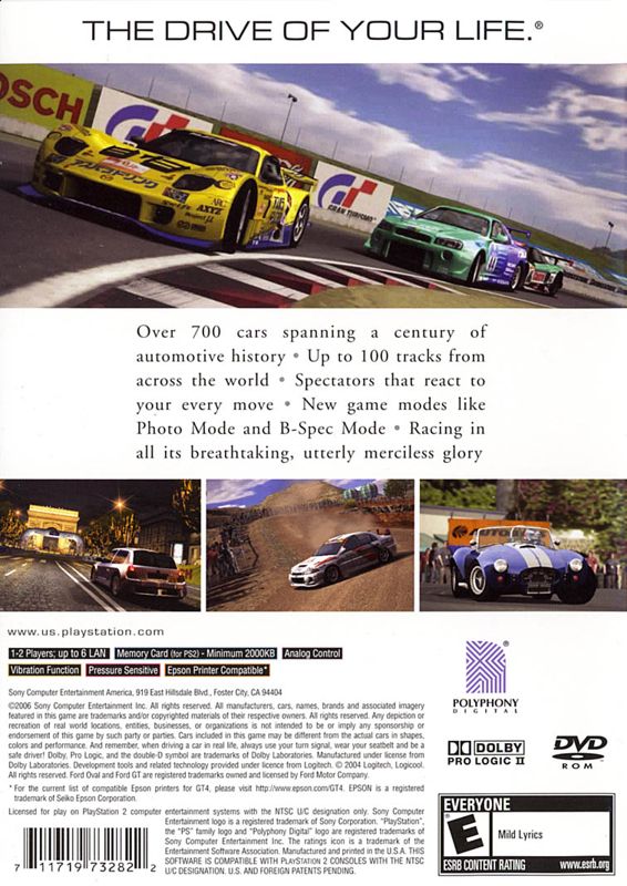 Gran Turismo 4: Prologue cover or packaging material - MobyGames