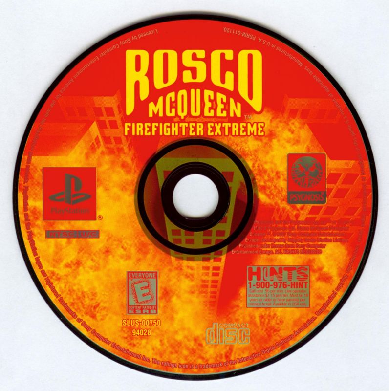 Media for Rosco McQueen: Firefighter Extreme (PlayStation)