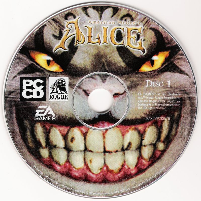 Media for American McGee's Alice (Windows) (EA Classics release): Disc 1