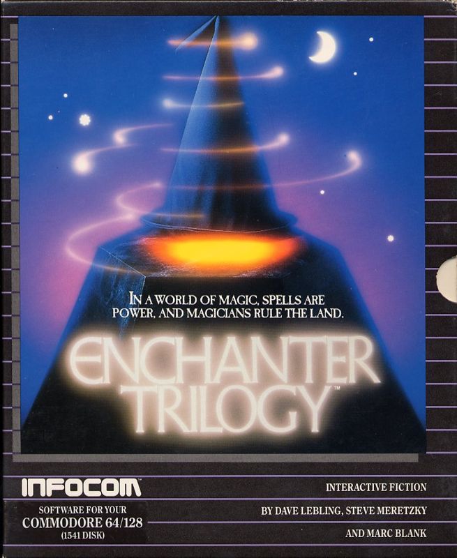 Front Cover for Enchanter Trilogy (Commodore 64)