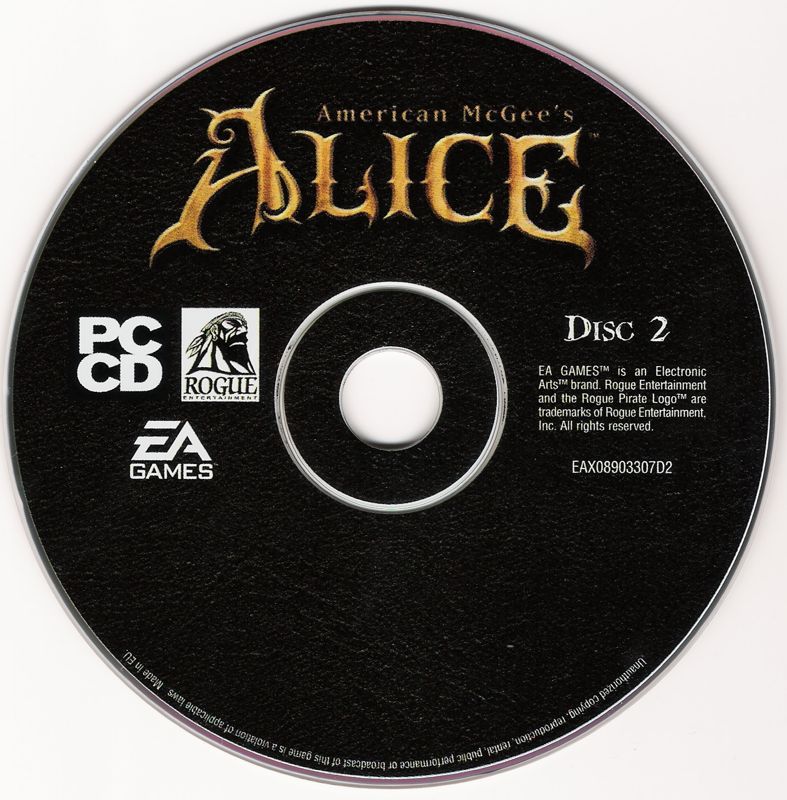 Media for American McGee's Alice (Windows) (EA Classics release): Disc 2