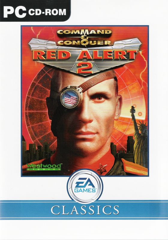 Front Cover for Command & Conquer: Red Alert 2 (Windows) (EA Games Classics release)