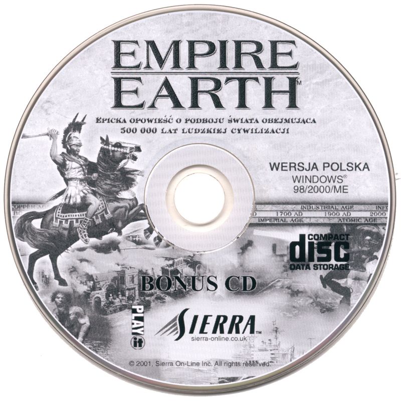 Empire Earth cover or packaging material MobyGames