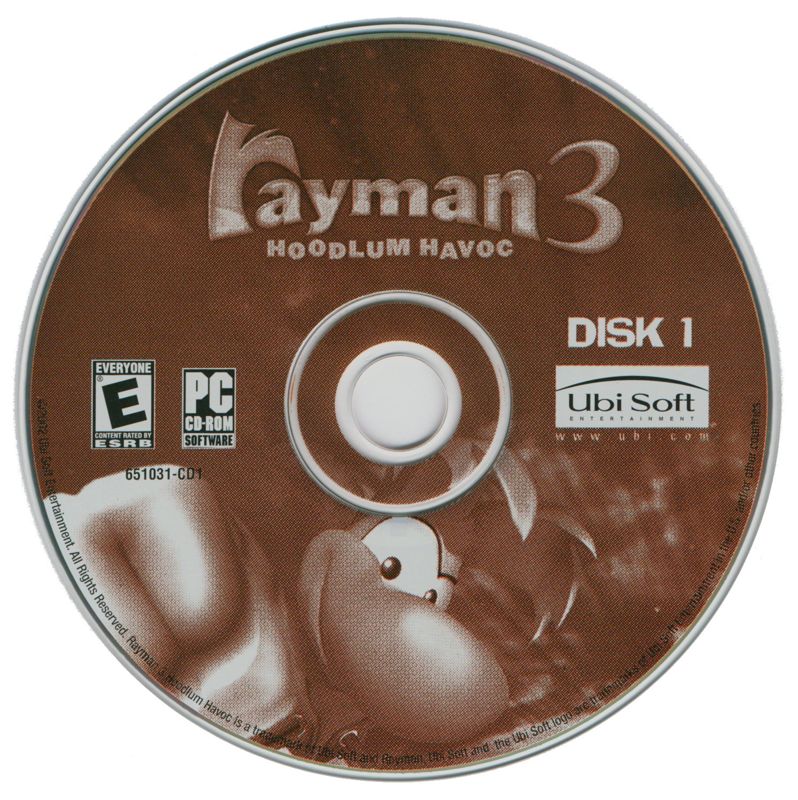 Media for Rayman 3: Hoodlum Havoc (Windows): Disc 1